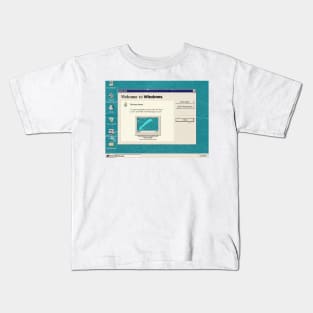 Windows 95 Dekstop Kids T-Shirt